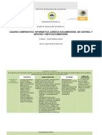 Informática jurídica: comparativa de sus ramas documentaria, meta-documentaria y de control