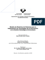 Modelo de Dinámica de Sistemas para la implantación de Tecnologías de la Información en la Gestión Estratégica Universitaria