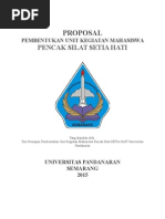 Proposal Pembentukan Unit Kegiatan Mahasiswa