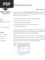 CRUD Avançado Com Ext JS 3