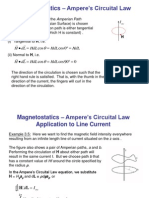 Magnetostatics - Ampere's Circuital Law: Amperian Path