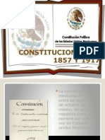 CONSTITUCION 1824, 1857 Y 1917
