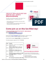 Come Join Us in Our First Ever Dual-Launch Tekla SEA User Day 2015!