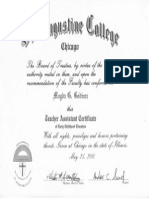 Teacher Assistance Certificate 001