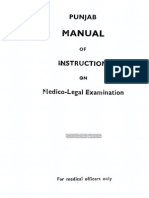 Punjab Medical Manual 1965 Medicolegal