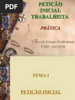 Aula - Peticao Inicial TrabalhistPa 1 CEP