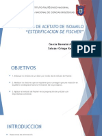 Síntesis de Acetato de Isoamilo ESTERIFICACION de FISCHER