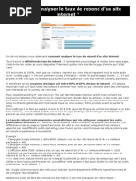 Download Comment analyser le taux de rebond dun site internet by Canevet SN263339 doc pdf