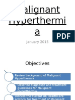 Malignant Hyperthermia 2015 OB