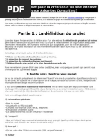 Download Planning complet pour la cration dun site internet by Canevet SN263341 doc pdf
