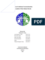 Laporan Praktikum Farmakokinetika Analisis Obat Dalam Darah - Klp4 Jumat Siang