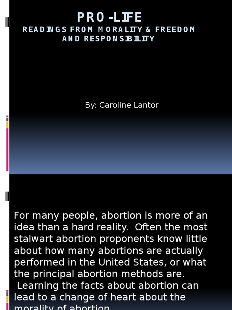 Pro Life | PDF
