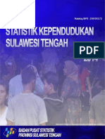 Statistik Kependudukan Sulawesi Tengah 2014