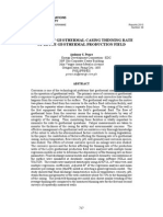 Analysis of Geothermal Casing Thinning Rate of Leyte Geothermal Production Field