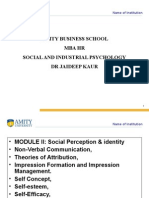 Amity Business School Mba HR Social and Industrial Psychology DR Jaideep Kaur