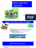Maine Citizen Centric Powerpoint Presentation