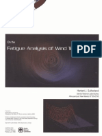 Fatigue Analysis of Wind Turbines