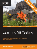 Learning Yii Testing - Sample Chapter