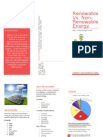 Renewable vs. Non-Renewable Energy: Mission Statement