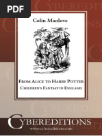 Manlove - From Alice To Harry Potter Childrens Fantasy in England