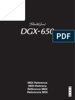 MIDI Reference MIDI-Referenz Référence MIDI Referencia MIDI