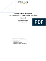 Drive Test Report: 150 SDR SWAP of CMPAK GSM 900/1800 Network Mian Chunnu