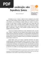 Algumas Consideracoes Sobre Dependencia Qumica 2