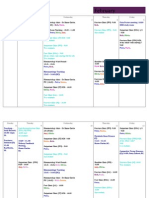 MDEMO Firm B Timetable