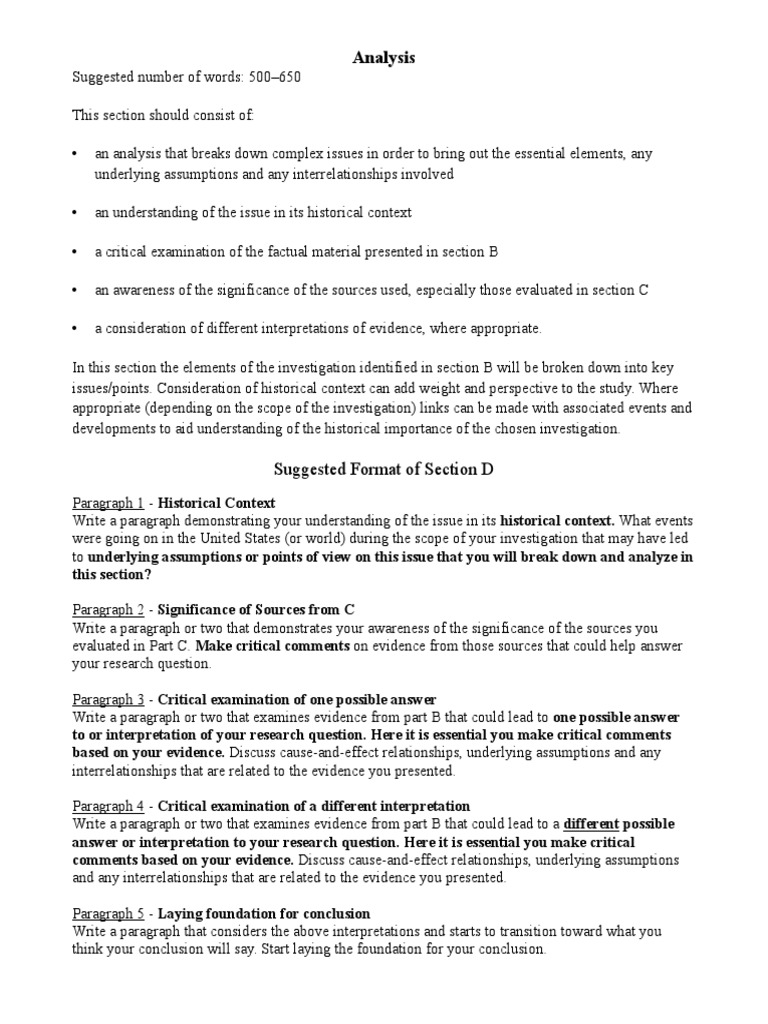 Critical Analysis of Historical Issues | PDF | Psychological Concepts ...