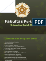 Presentasi Pengenalan Fakultas Pertanian