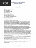 Ellison Carson Letter Re Geert Wilders 4.23
