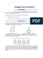 Ion Exchange Resin Structure: Chemical Formula of Styrene Simplified Representation of Styrene