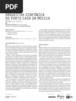 20140330 | Programa de Sala Orquestra Sinfónica do Porto Casa da Música | Concerto Comentado | MELODIAS SINFÓNICAS