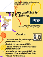 Skinner Psihologia Personalitatii