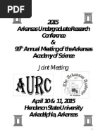 2015 Arkansas Undergraduate Research Conference Proceedings
