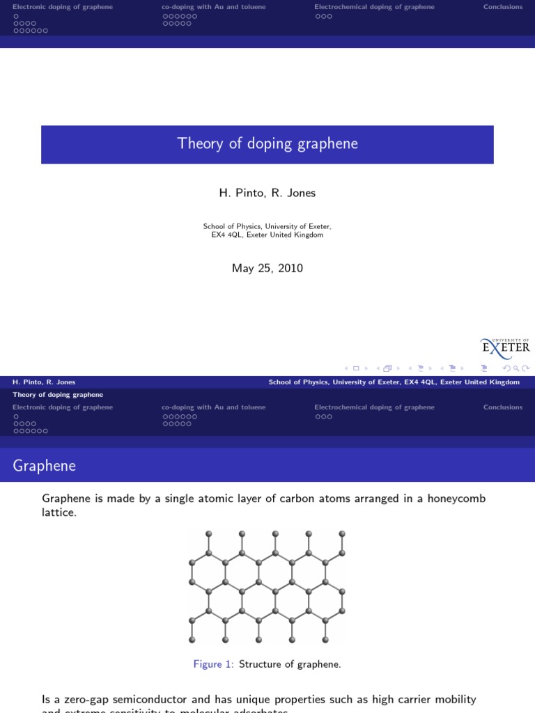 Doping Techniques for Graphene | PDF | Doping (Semiconductor) | Graphene