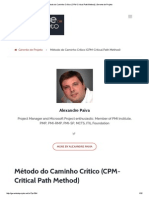 Método Do Caminho Crítico (CPM-Critical Path Method) _ Gerente de Projeto