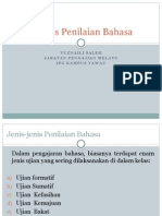 Jenis Penilaian Bahasa