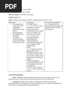 mini metric olympics