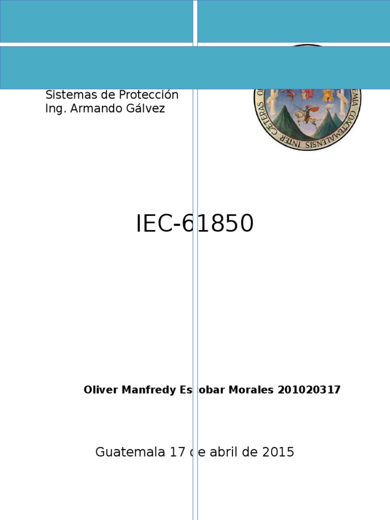 Iec 61850 Final | PDF | Automatización | Protocolos de comunicaciones