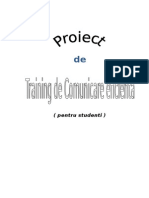 Proiect La Training de Comunicare