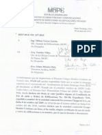 MOPC - Supension Inspecciones Sierra 8 Abril