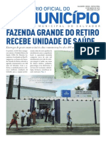 UBS de Fazenda Grande do Retiro é inaugurada