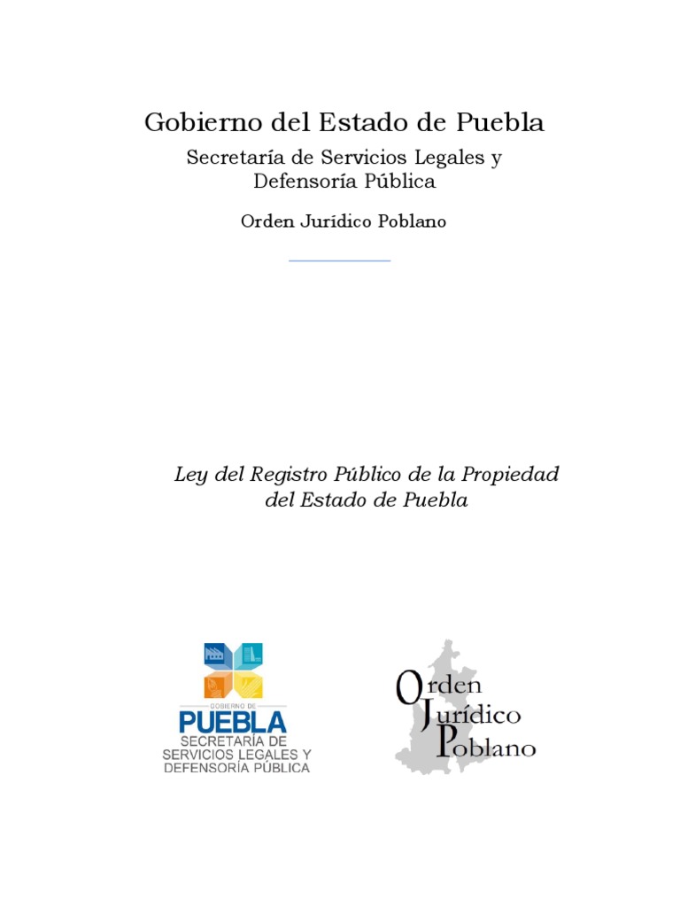 Cappcley Del Registro Publico de La Propiedad Del Estado