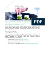 Definisi Plating dan Presentasi Makanan