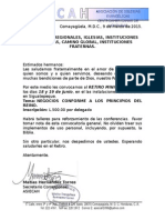 Convocatoria Retiro 2015