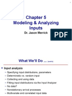 Modeling & Analyzing Inputs: Dr. Jason Merrick
