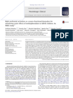 Right Prefrontal Activation As A Neuro-Functional Biomarker For Monitoring Acute Effects of Methylphenidate in ADHD Children: An fNIRS Study