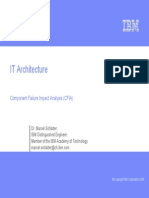 IT Architecture: Component Failure Impact Analysis (CFIA)