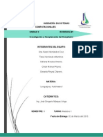 Investigación y Complemento Del Compilador